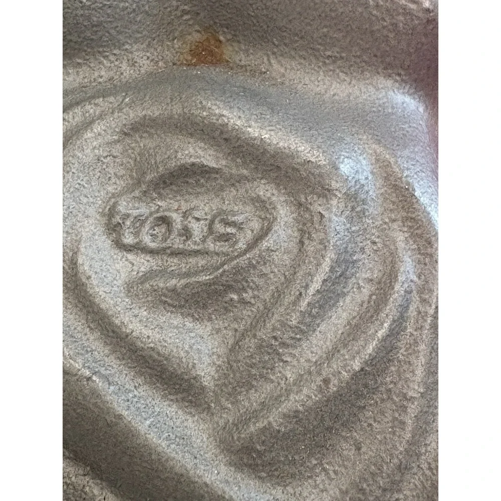 VTG John Wright Cast Iron Flower Mold Muffin Bread Baking Pan 1991 USA 13